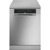 Smeg DF345CQSX 60cm Freestanding Dishwasher with 14 place settings in Stainless steel_ front view 