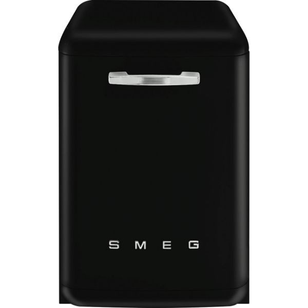 Smeg DFFABBL 60cm 50s style Freestanding Dishwasher in Black _ standard view