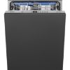 Smeg DI322BQLH 60cm Fully Integrated Maxi Height Dishwasher in black _ standard view