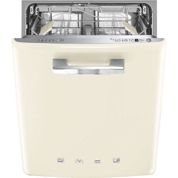 Smeg DIFABCR 60cm 50s style Built-in Dishwasher In Cream _ standard view