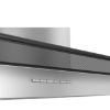 Smeg KBT900VE 90cm Chimney Hood Stainless Steel & Glass controls