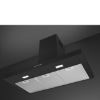 Smeg KBT900NE 90cm Chimney Hood Matte Black under