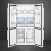 Smeg FQ60BDE 92cm Four Door Fridge Freezer White open