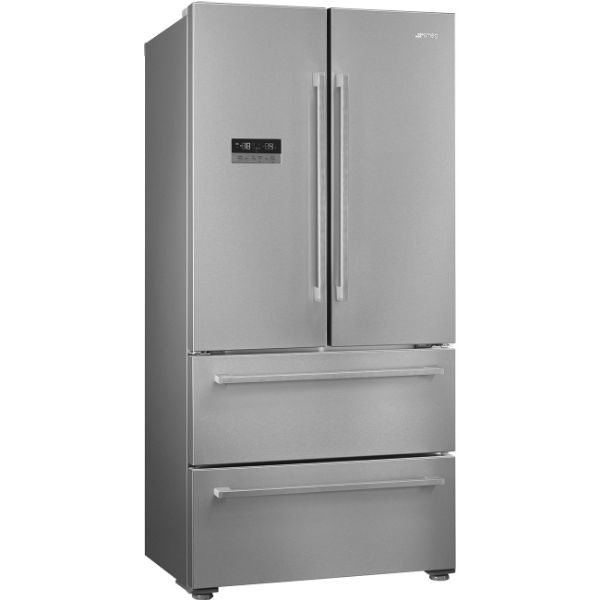 Smeg FQ55FXDE 84cm Two Door Two Drawer Fridge Freezer Stainless Steel Effect main