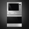 Smeg FMI425X Cucina 25 Litre Built In Microwave with Grill in Stainless Steel integrated 3