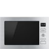 Smeg FMI425X Cucina 25 Litre Built In Microwave with Grill in Stainless Steel main
