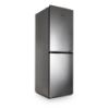 Montpellier MNF167ES 55cm No Frost  Fridge Freezer in Silver_angled