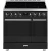 Smeg C92IPMB2 Symphony Classic Full Electric Cooker with Induction Hob_front