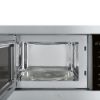 Smeg FMI325X Classic 25 Litre Built In Microwave with Grill in Stainless Steel open