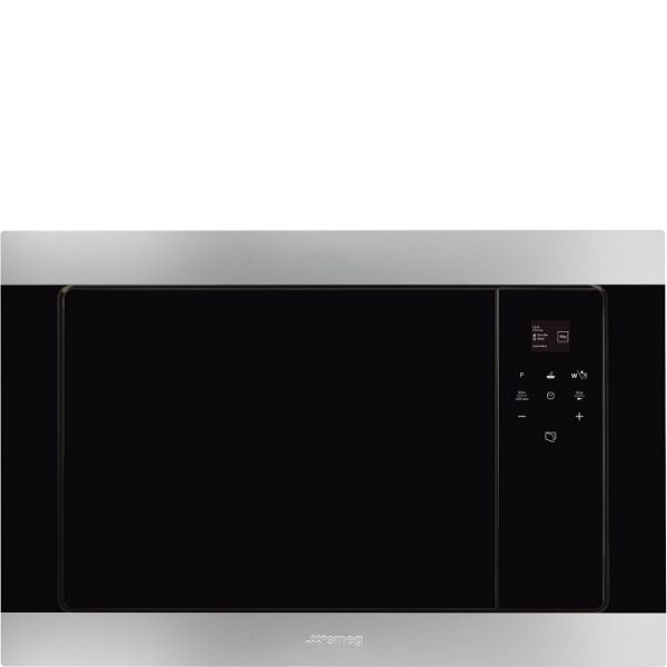 Smeg FMI320X2 20 Litre Built In Microwave with Grill in Stainless Steel 