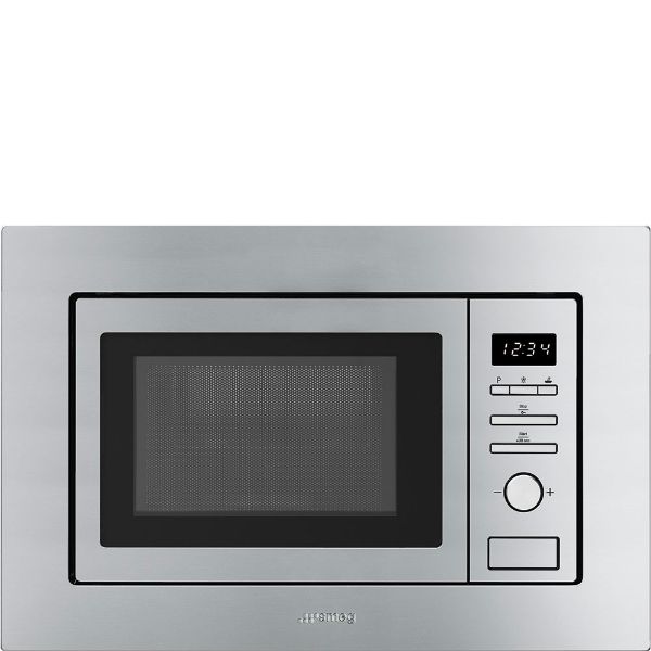 Smeg FMI020X 20 Litre Built-In Microwave with Grill in Stainless Steel main