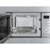 Smeg FMI017X 17 Litre Built In Microwave with Grill in Stainless Steel open