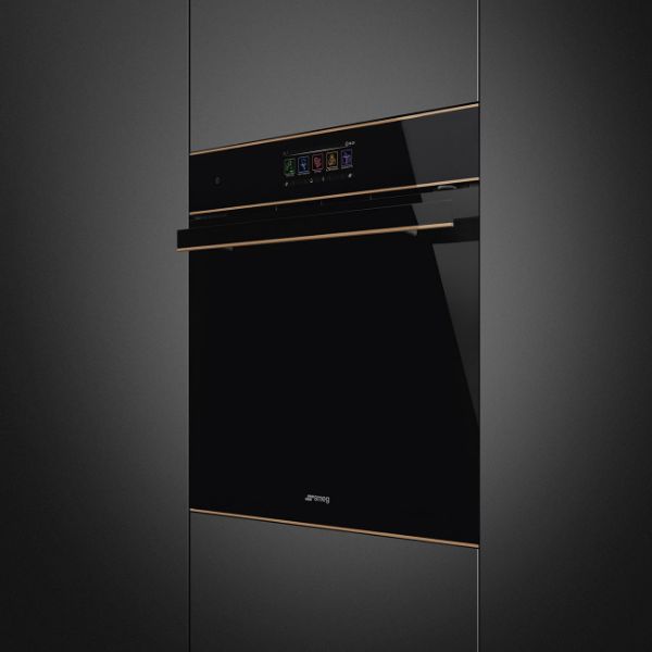 SOP6606S2PNR 60cm Dolce Stil Novo Pyrolytic SteamOne Oven Copper Trim main 2