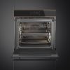 SOP6606S2PNR 60cm Dolce Stil Novo Pyrolytic SteamOne Oven Copper Trim open