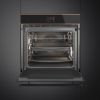 SOP6604S2PNR 60cm Dolce Stil Novo Pyrolytic SteamOne Oven Copper Trim open 2