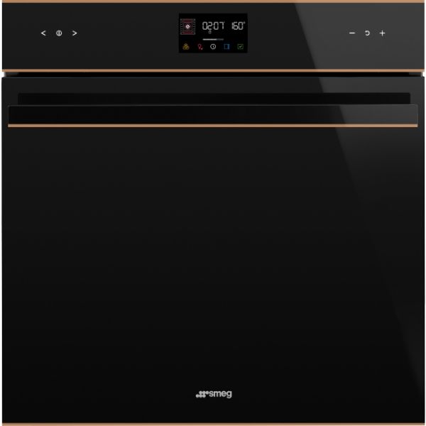 SOP6602TNR 60cm Dolce Stil Novo Pyrolytic Single Oven with Copper Trim