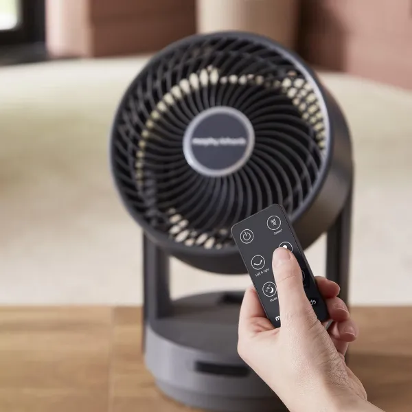 Morphy Richards 820002 Cooling Desk Fan - Grey_remote control