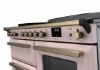 Rangemaster 18128 Estel Deluxe 110 Induction Range Cooker with Proving Drawer in Pale Pink with Antique Brass Trim - ESDLO110EIPPPK/AB1_controls