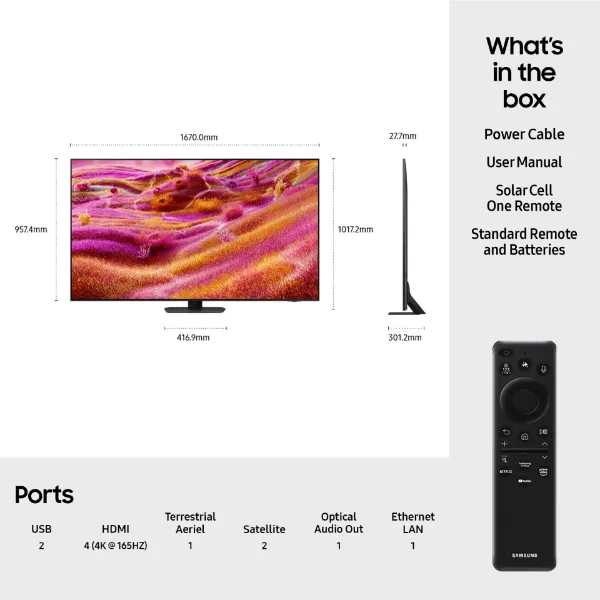 Samsung QE75QN90FATXXU 75" 4K Neo QLED 4K Glare Free Smart TV_contents