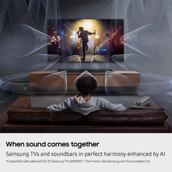 Samsung HW-Q990F/XU 11.1.4ch Q-Series Soundbar with Subwoofer & Rear Speakers - Titan Black_sound 1