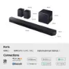 Samsung HW-Q990F/XU 11.1.4ch Q-Series Soundbar with Subwoofer & Rear Speakers - Titan Black_dimensions