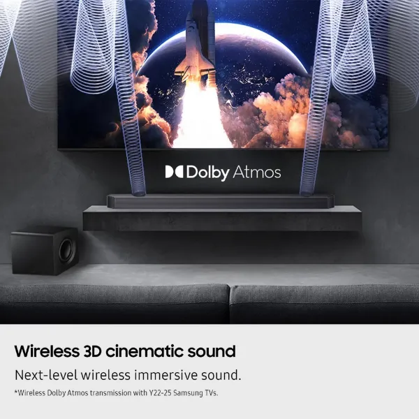 Samsung HW-Q930F/XU 9.1.4ch Q-Series Soundbar with Subwoofer & Rear Speakers - Titan Black_sound 01