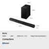 Samsung HW-B650F/XU 3.1ch 370W Soundbar with Wireless Subwoofer Bass Boost and Game Mode - Black_dimensions