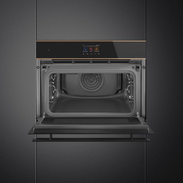 SO4604M2PNR 45cm Dolce Stil Novo Speedwave Combi Microwave Copper open 2