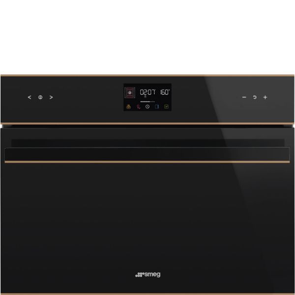 Smeg SO4602M1NR 45cm Dolce Stil Novo Combi Microwave Copper Trim
