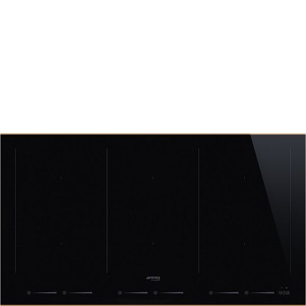 Smeg SIM693WLDR 90cm Dolce Stil Novo Induction Hob with Copper Trim main