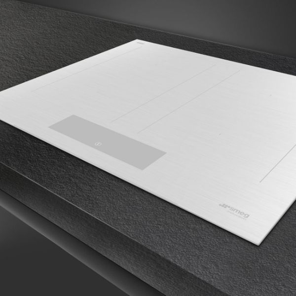Smeg SIM3644MWH 60cm Induction Auto-Vent 2.0 Hob Matte White controls