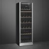 Smeg SCV115G 60cm Freestanding Classic Wine Cooler with Right Hand Hinge SS main 2