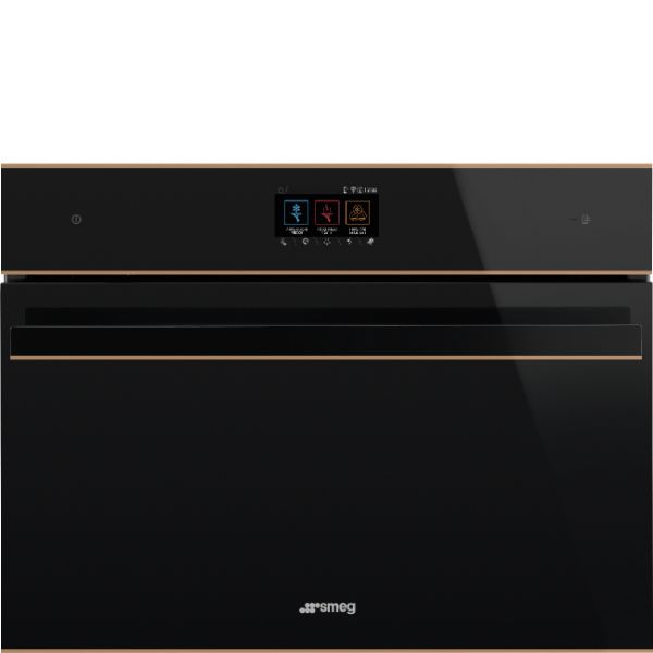 Smeg SBC4604WNR 45cm Dolce Stil Novo Blast Chiller in Black Glass main
