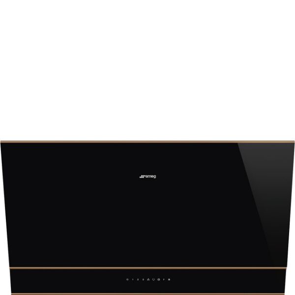 Smeg KV694R 90cm Dolce Stil Novo Angled Chimney Auto-Vent 2.0 Hood main
