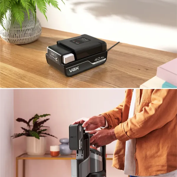VAX Pace Plus CLSV-PAKA Cordless Vacuum Cleaner - Graphite & Silver_battery