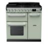 Rangemaster 14983 Estel Deluxe 90 Dual Fuel Range Cooker in Mint with Chrome Trim - ESDL90DFPMNT/CM1_main