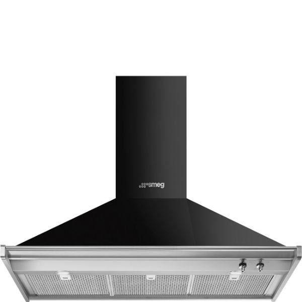 Smeg KD100HNE 100cm Opera Chimney Hood Black