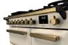 Rangemaster 18034 Estel Deluxe 90 Dual Fuel Range Cooker in Pale Cream with Antique Brass Trim - ESDL90DFPPCR/AB1_controls