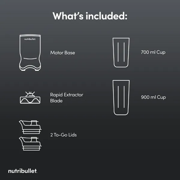 Nutribullet 2776 McLaren Ultra Blender - Grey_parts