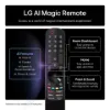 LG 75NANO80A6B.AEK 75" 4K Ultra HD QNED Smart TV_remote