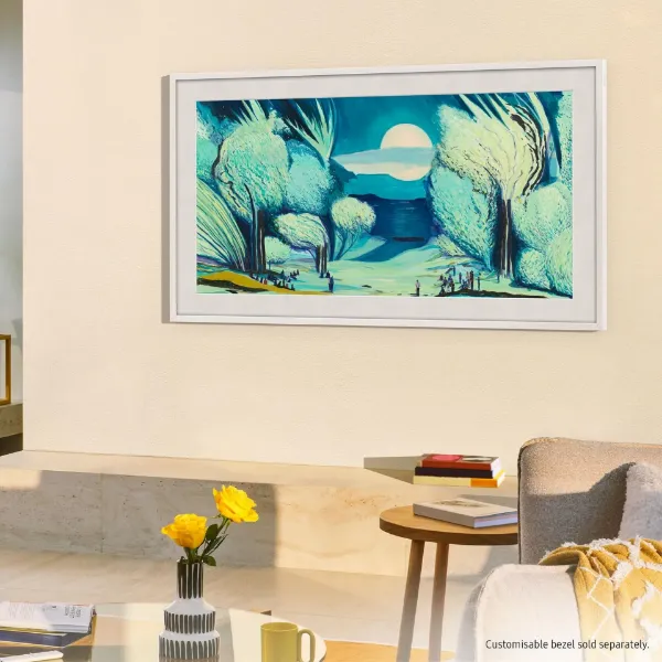 Samsung QE50LS03FAUXXU 50" 4K The Frame QLED Art Mode Smart TV_room view 2
