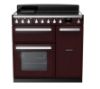 Rangemaster 15030 Estel Deluxe 90 Induction Range Cooker in Bordeaux with Chrome Trim - ESDL90EIPBOR/CM1_main