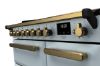Rangemaster 18057 Estel Deluxe 90 Induction Range Cooker in Misty Blue with Antique Brass Trim - ESDL90EIPMSB/AB1_controls