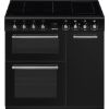 Smeg CX93IMBL 90cm Concert Electric Range Cooker with Induction Hob main
