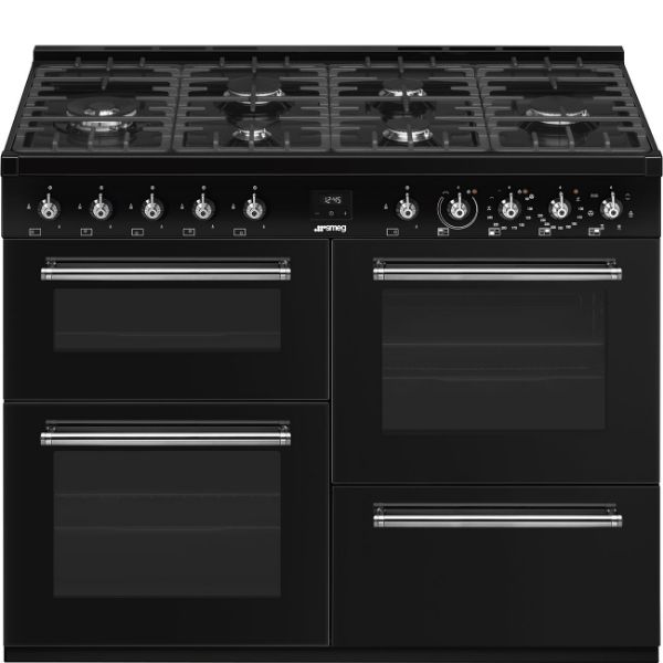 Smeg CX113GMBL 110cm Concert Dual Fuel Triple Cavity Range Cooker main