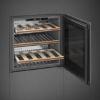 Smeg CVI629NR3 60cm Height Dolce Stil Novo Wine Cooler Reversible Hinge open
