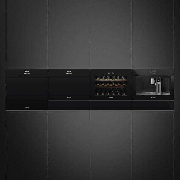 Smeg CPS615NX 15cm Height Dolce Stil Novo Sommelier Drawer Stainless demo