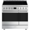 Smeg C92IPX2 90cm Stainless Steel Double Cavity Pyrolytic Cooker main