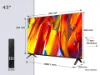TCL 43P7K-UK 43" 4K QLED Direct LED HDR Google TV_remote