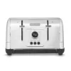 Morphy Richards 240130 Venture 4 Slice Toaster - Brushed_front view